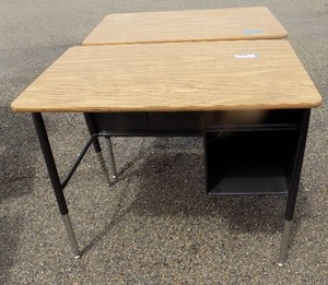 lot 159 image: 2 teacher desks