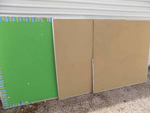 lot 169 image: Cork boards 4x4  you get 3 total