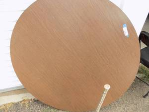 lot 170 image: Round table with legs detached for transport
