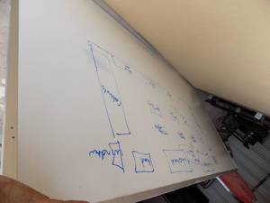 lot 171 image: White board 4 x 8