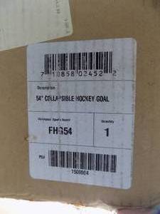 lot 187 image: 54  Collapsible hockey goal IN BOX - UNK IF ALL PIECES ARE IN THE BOX