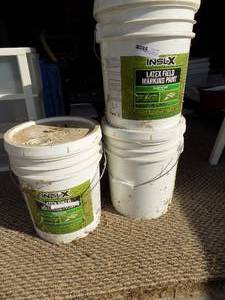 lot 20 image: Latex field marking paint  by NSL-X white  5 gallon bucket    qty 3