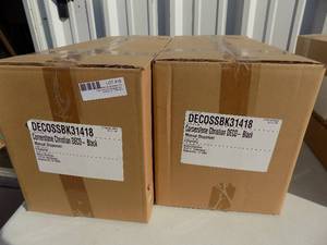 lot 18 image: NEW Soap dispenser black x6 per box  2 boxes