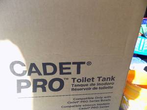 lot 194 image: Cadet pro toilet tank NEW