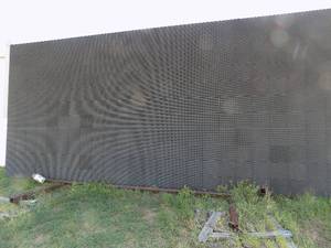 lot 9 image: FOOTBALL SCOREBOARD - 12 X 24  with CONTROLLER UNIT  -- MUST BRING ASSISTANCE AND EQUIPMENT TO MOVE (WE WILL COORDINATE REMOVAL) AS ITEM IS LOCATED  BY THE SCHOOL NOT AT PICKUP LOCATION)