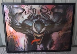 lot 35 image: Marvels Venom Wall Decor---28x21