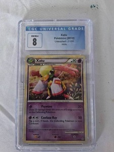 lot 37 image: CGC Universal Grade 8 Xatu 2010 Pokemon Card