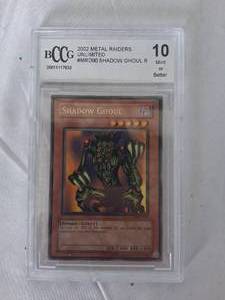 lot 41 image: BCCG Grade 10 Yu-Gi-Oh 2002 Shadow Ghoul Trading Card