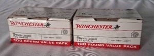 lot 55 image: 2 Boxes of Winchester 9mm Ammo