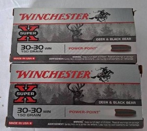lot 60 image: 2 Boxes of Winchester 30-30 Ammo