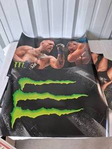lot 79 image: 30 Monster Energy Promotional Posters Featuring Girls and Celebrities