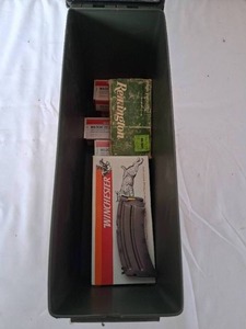 lot 116 image: Ammo Can with 22 Ammo---See pics