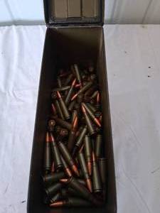 lot 126 image: Ammo Can 34 Full of 7.62 Ammo---See pics