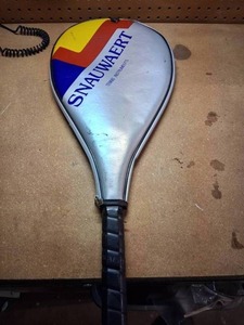 lot 167 image: Vintage Snauwaert Magnesium Tennis Racket