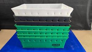 lot 40 image: Lot 7 ULine Space Age Totes