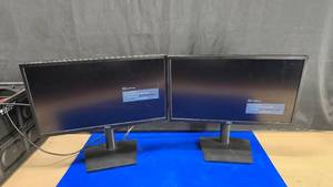 lot 101 image: Lot of 2 Dell E2222HS Monitors