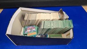 lot 113 image: Box Full of Misc Football Cards
