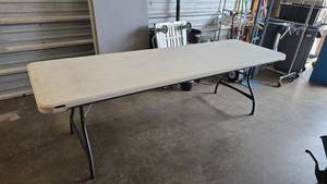 lot 176 image: Lifetime 8 White Banquet Table