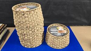 lot 188 image: Lot of 6 Better Homes & Gardens Beverage Dispenser Stand (Or turn them upside down and they make great plant pot holders)