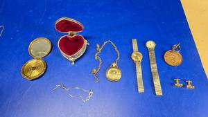 lot 201 image: Lot of Misc Vintage Jewelry & More
