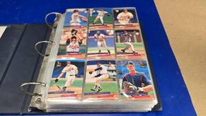 lot 212 image: Large Binder Full of 1993 Fleer Ultra Baseball Cards