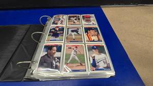 lot 217 image: Large Binder Full of 1992 Upper Deck Baseball Cards