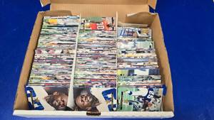 lot 220 image: Box Full of 1995 Pinnacle Action Football Cards