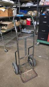 lot 224 image: Steel Hand Truck w Solid Core Wheels