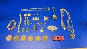 lot 254 image: Lot of Misc Vintage Items.  Includes Seasons Jewelry, Redline Hot Wheels, Pearls & More