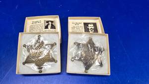 lot 258 image: Lot of 2 Replica US Marshals Badges