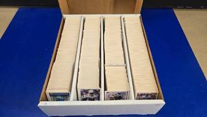 lot 283 image: MASSIVE Lot of Topps Bowman 1993 Football Cards.  Close to 3k Cards
