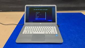 lot 288 image: HP Stream 14-ax030wm Laptop.  Appears To Have Been factory Reset.  No Power Cord