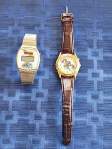 lot 30 image: Selection of 2 vintage watches - Trucker Country & Taz devil
