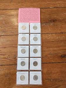 lot 147 image: 2004 Westward journey nickel series