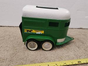 lot 65 image: Vintage Nylint dual axle horse trailer - pressed steel - very good condition