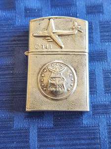 lot 127 image: Vintage C-141 USAF souvenir lighter - Vietnam War era -