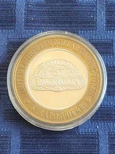lot 132 image: 1996 Stratosphere Limited Edition $10 gaming Token - .999 fine Silver - Las Vegas, Nevada