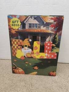 lot 179 image: FALL 6 ft. tall blow-up decoration in box