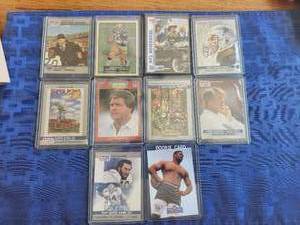 lot 199 image: Selection of Dallas Cowboy football cards