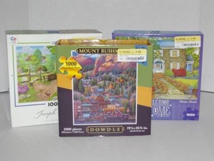 lot 2 image: 3 Puzzles