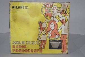 lot 15 image: VINTAGElike new Atlantic Solid State Radio Phonograph in original box