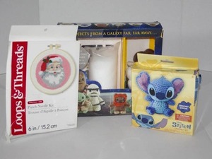 lot 16 image: crochet kits (opened)