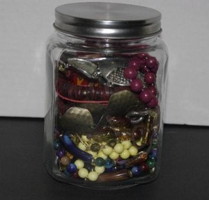 lot 31 image: Jar of Jewelry
