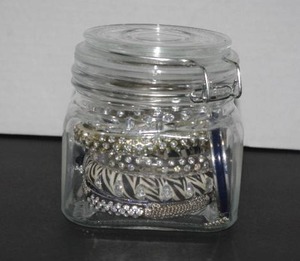 lot 34 image: Jar of Jewelry