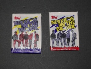 lot 47 image: 2 Vintage sets of New Kids on the Block trade card packs