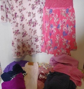 lot 66 image: Girls clothes size 6-8