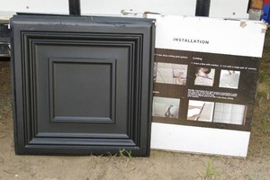 lot 67 image: Decorative ceiling tiles
