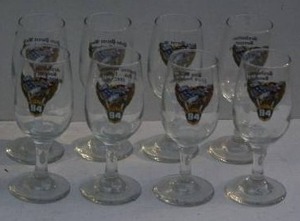 lot 60 image: Commemorative stemmed glassware
