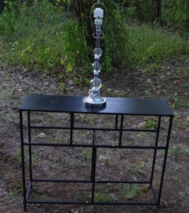 lot 74 image: Table and lamp