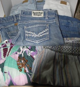 lot 77 image: Womens designer jeans size 12-14